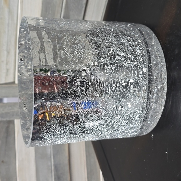 Silver Mercury Glass Candle Holder - Picture 2 of 8